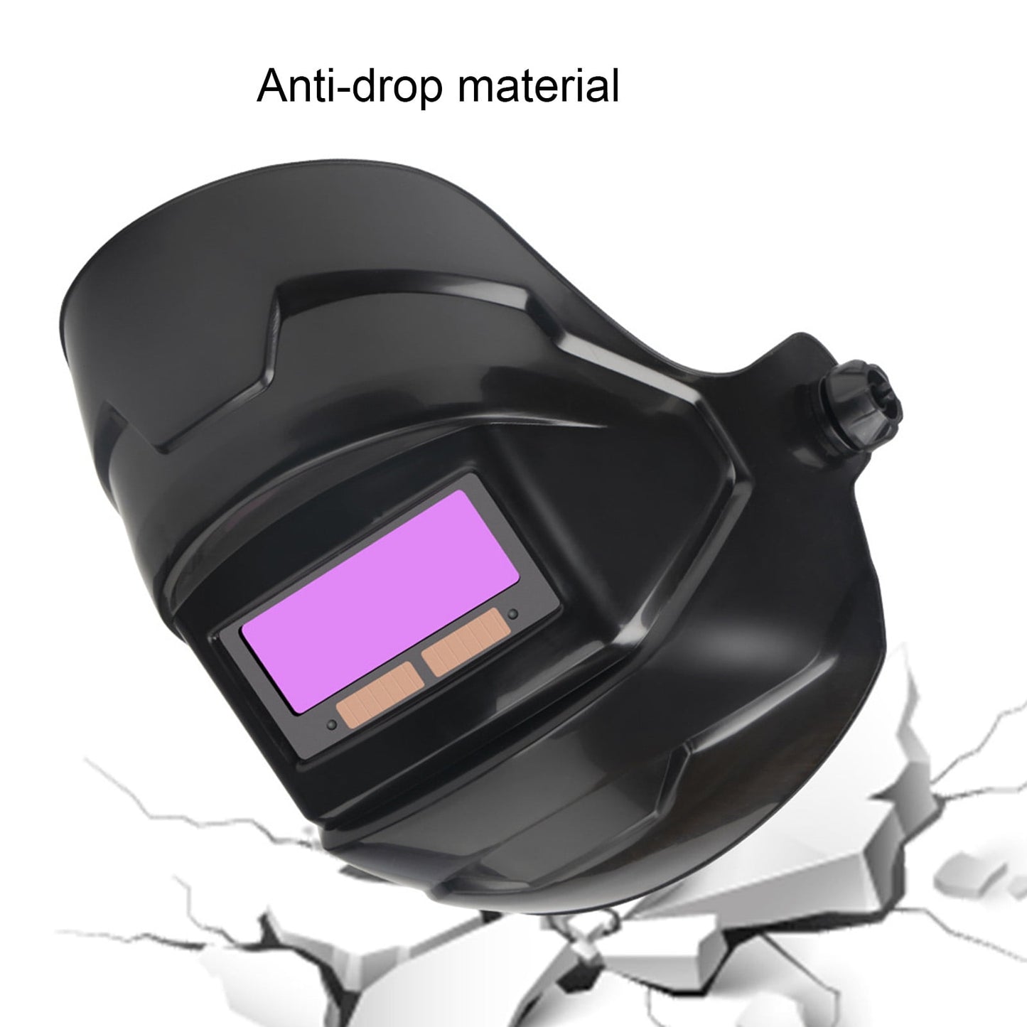 Solar Powered Welding Helmet Auto Darkening, Large Viewing LCD Clear Welding Shield Grinding Hood Safety Gear