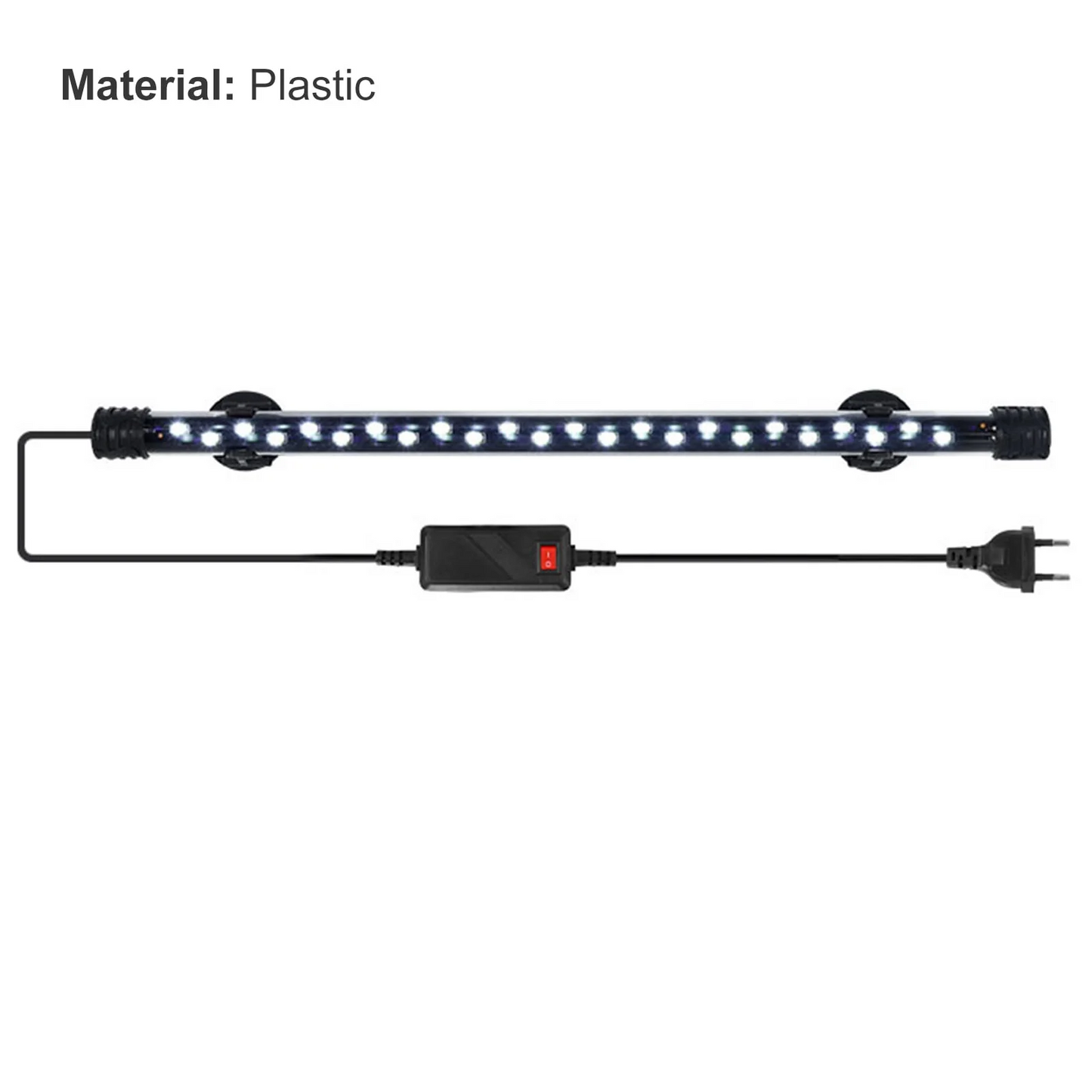 Aquarium Light Fish Tank Underwater Lamp, Multi-Color Light Effect LED Compact Aquariums Lighting Decoration